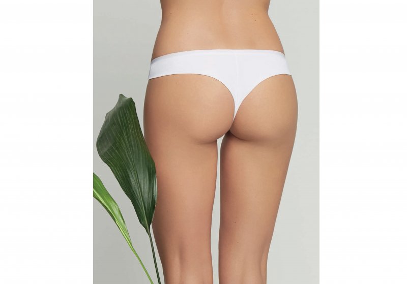 Cotonella dámské brasilské kalhotky CAD871 bílé | Vermali.cz